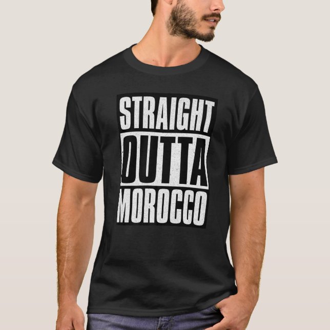 Straight Outta Morocco Premium T-Shirt (Front)