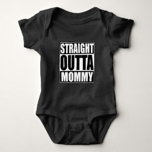 Straight Outta Mummy Baby Bodysuit