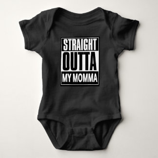 Straight Outta My Momma Compton Attitude Baby Bodysuit