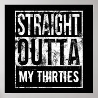 Straight Outta My Thirties 40th Birthday Party