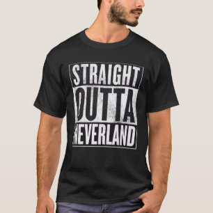 Straight Outta Neverland Funny Graphic Tee