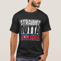 Straight Outta North Korea Flag