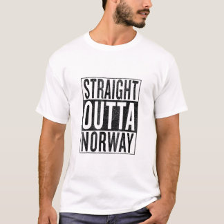 Straight Outta Norway Great Travel T-Shirt