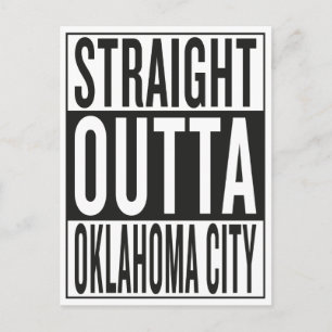 straight outta Oklahoma City Postcard