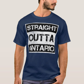 Straight Outta Ontario California Vintage Distress T-Shirt