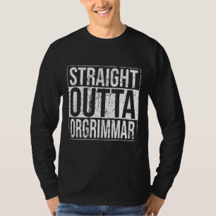 Straight Outta Orgrimmar Horde Gamer Vintage T-Shirt