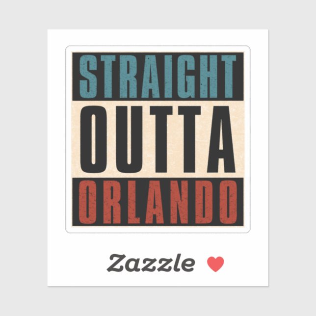 Straight Outta Orlando Florida FL (Sheet)