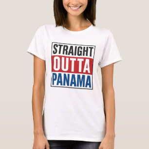 Straight Outta Panama – Flag Style Pride T-Shirt