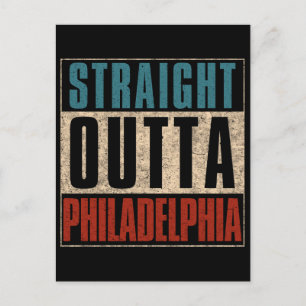 Straight Outta Philadelphia Pennsylvania PA USA Postcard