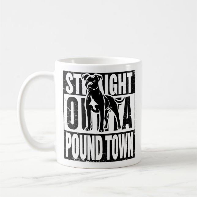 Straight Outta Pound Town Mug (Left)