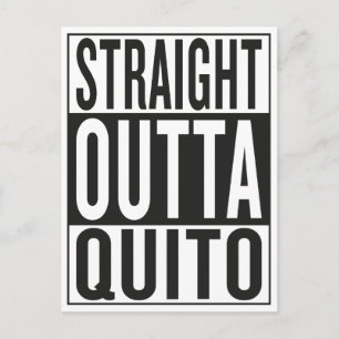straight outta Quito Postcard