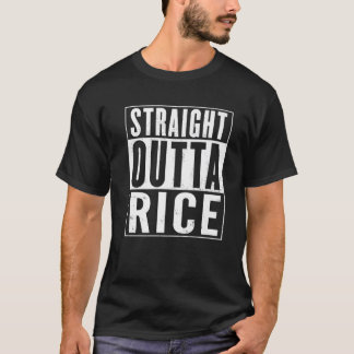Straight Outta Rice Vintage Distressed Funny T-Shirt