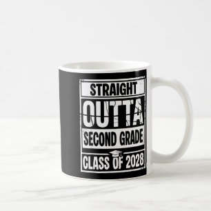 Straight outta second grade graduation class of coffee mug