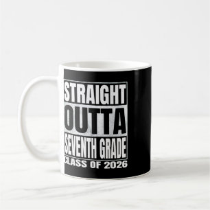 Straight Outta Seventh Grade Funny Graduate Of 202 Coffee Mug