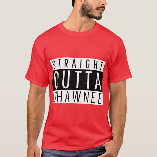 Straight Outta Shawnee Oversized T-Shirt (Front)