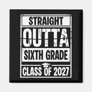 Straight outta sixth grade graduation class of magnet