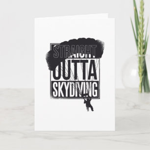 Straight Outta Skydiving Card