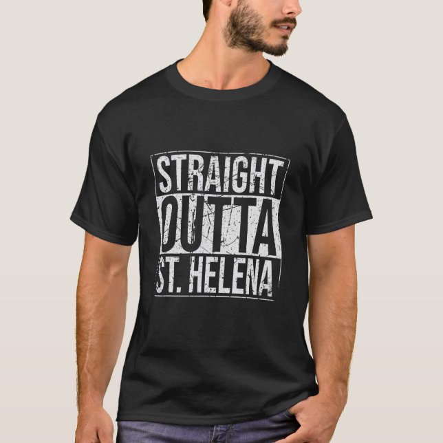 Straight Outta St Helena Vintage T-Shirt (Front)