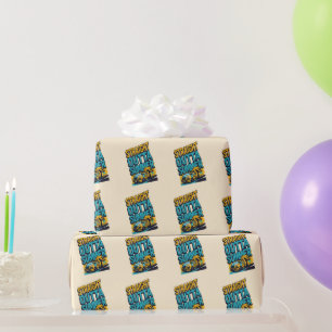 Straight Outta Summer – Retro Back-to-School Wrapping Paper