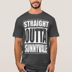 Straight Outta Sunnyvale Trailer Park   Camping T-Shirt