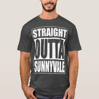 Straight Outta Sunnyvale Trailer Park Camping T-Shirt