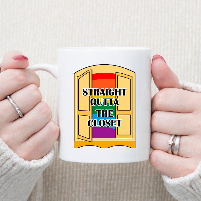 Straight Outta The Closet Coffee Mug (Creator Uploaded)