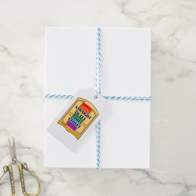 Straight Outta The Closet Gift Tags (With Twine)