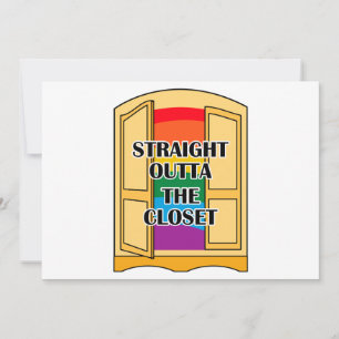 Straight Outta The Closet Holiday Card