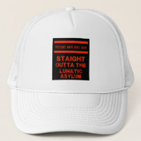 Straight outta the lunatic asylum large coffee mug