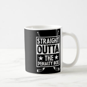 Straight Outta The Penalty Box Goalie Funny Ice Ho Coffee Mug