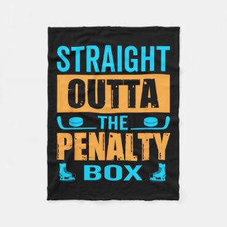 Straight Outta The Penalty Box Tie Dye Favourite W Fleece Blanket
