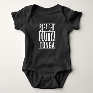 straight outta Tonga Baby Bodysuit