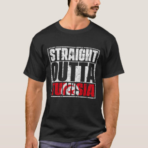 Straight Outta Tunisia Flag T-Shirt