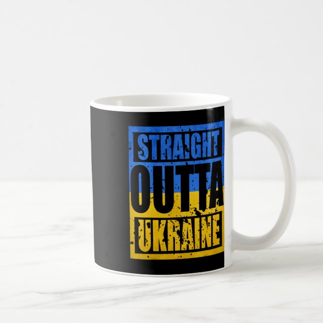 Straight Outta Ukraine  Coffee Mug (Right)