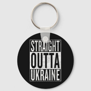 Straight Outta Ukraine Great Travel And Gift Idea Key Ring