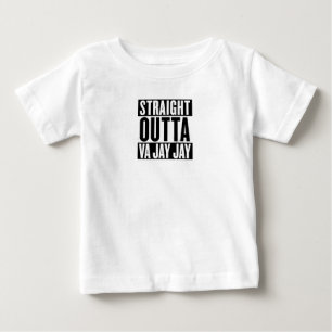 Straight Outta Va jay jay funny Baby T-Shirt