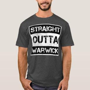 Straight Outta Warwick city Rhode Island Vintage D T-Shirt
