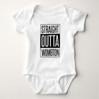 Straight Outta Wombton Funny Baby