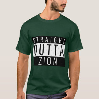 Straight Outta Zion Illinois Oversized T-Shirt