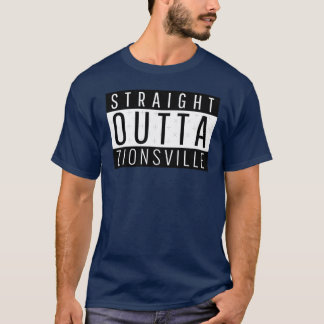 Straight Outta Zionsville Indiana T-Shirt