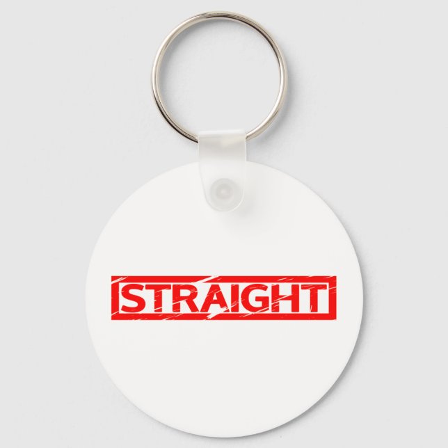 Straight Stamp Key Ring (Front)