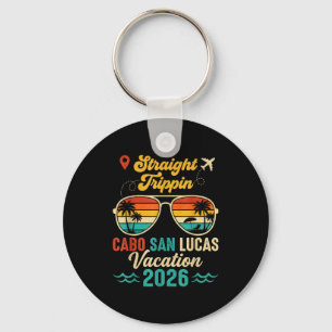 Straight trippin cabo san lucas 2026 family summer key ring