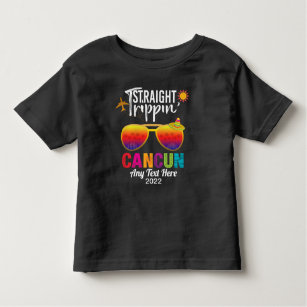 Straight Trippin Cancun Mexico Travel Vacation  Toddler T-Shirt