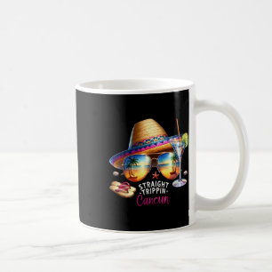 Straight Trippin Cancun Tropical Mexico Travel Vac Coffee Mug