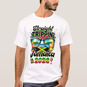 Straight Trippin' Jamaica Family Vacation Girls Tr T-Shirt