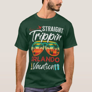 Straight Trippin Orlando Couples Family Vacation G T-Shirt