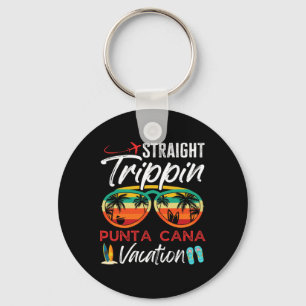 Straight Trippin Punta Cana Couples Family Vacatio Key Ring
