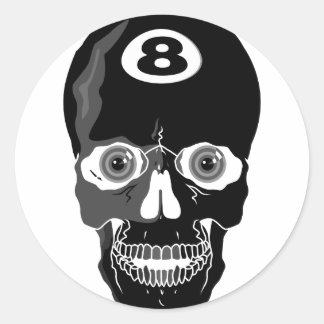 Straight Up Luck Classic Round Sticker