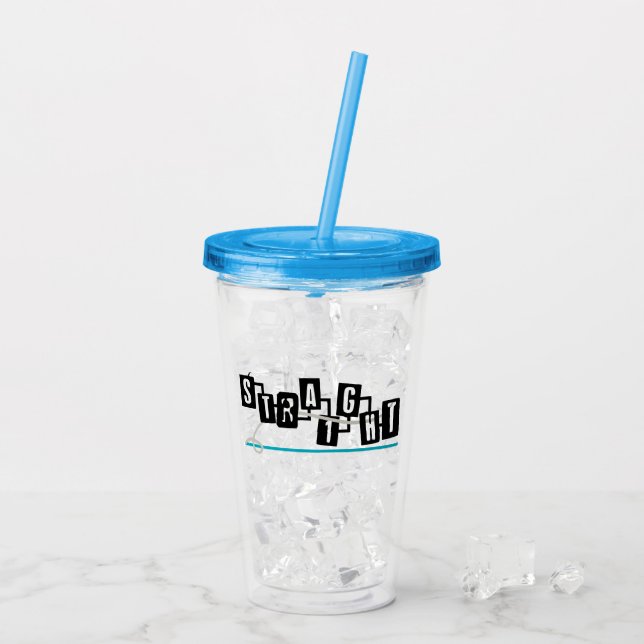 Straight.w Acrylic Tumbler (Back Ice)