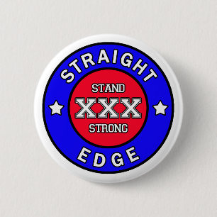 Straightedge button